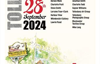 TOLLESBURY FIRST ART'S TRAIL! Saturday 28th September 10am till 4pm.